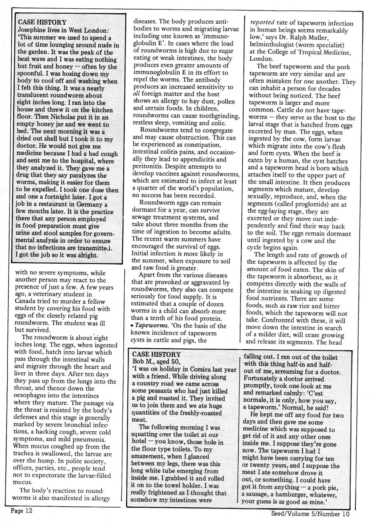 Seed Vol.5 No.10 October 1976 p.14