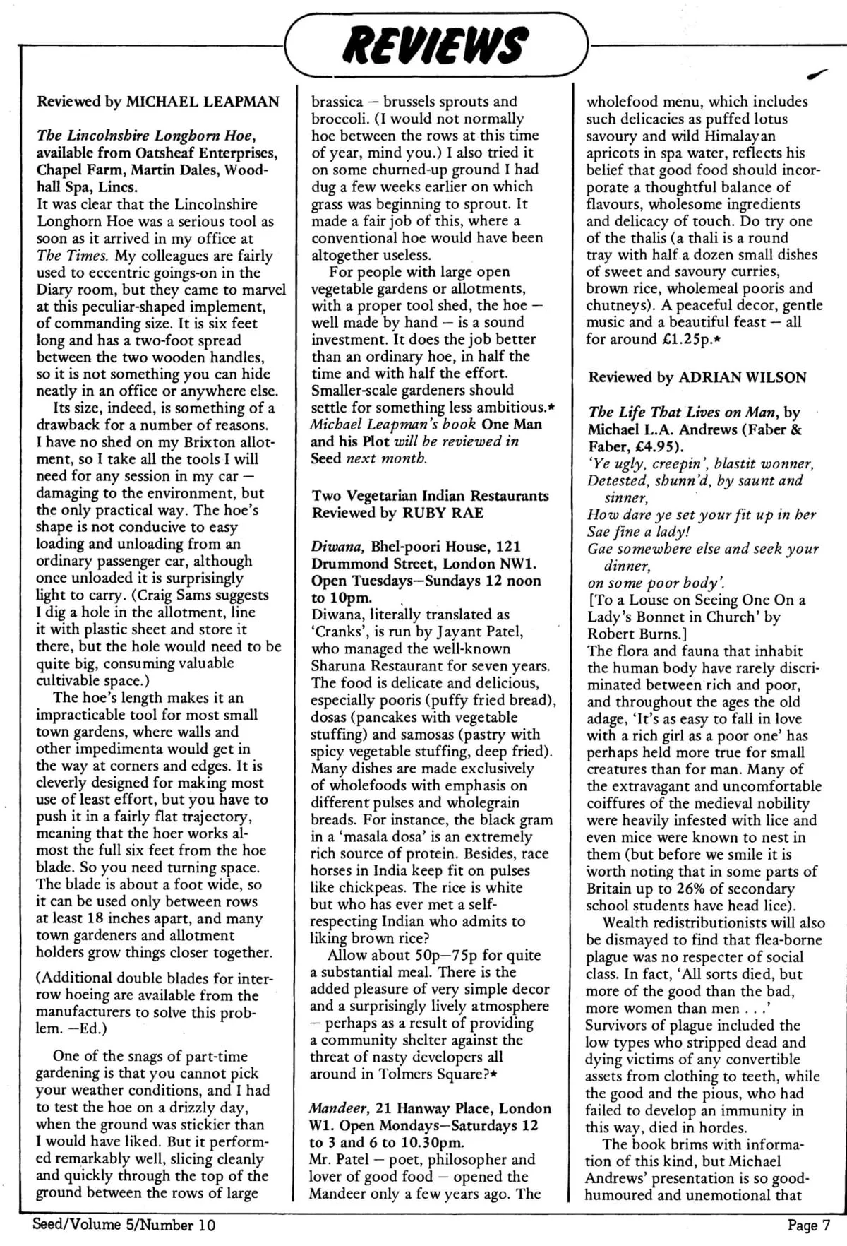 Seed Vol.5 No.10 October 1976 p.9