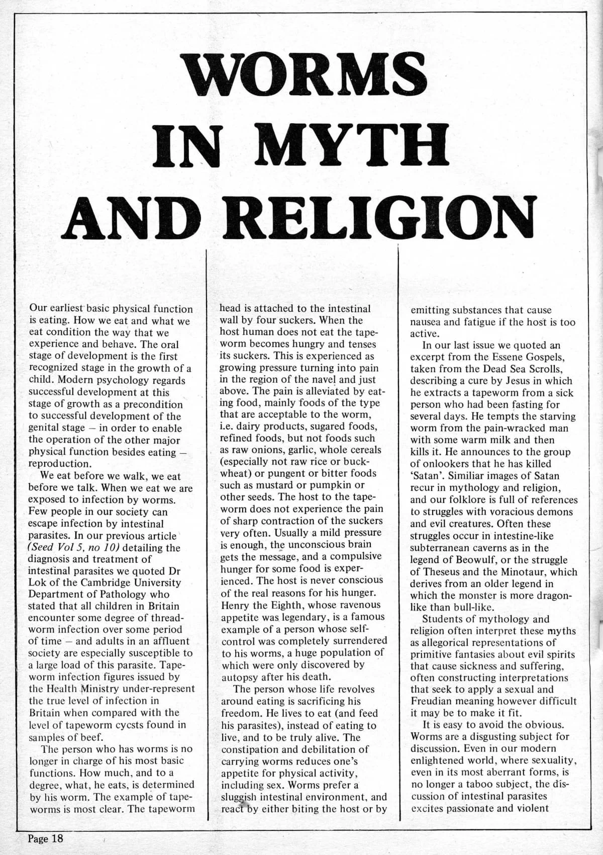 Seed Vol.6 No.1 Jan 1977 p.20