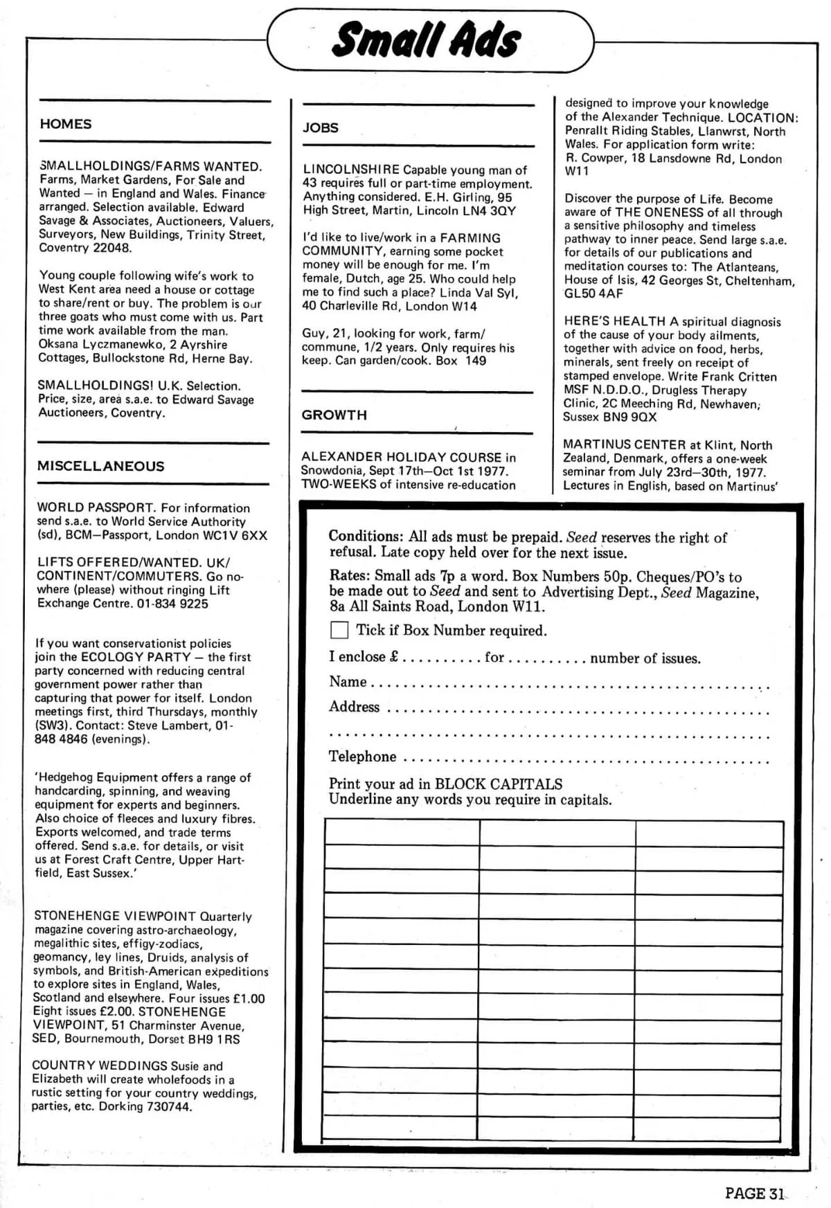 Seed Vol.6 No.2 Feb 1977 p.33