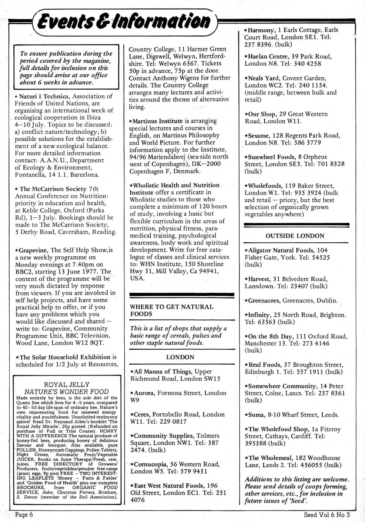 Seed Vol.6 No.3 March 1977 p.8