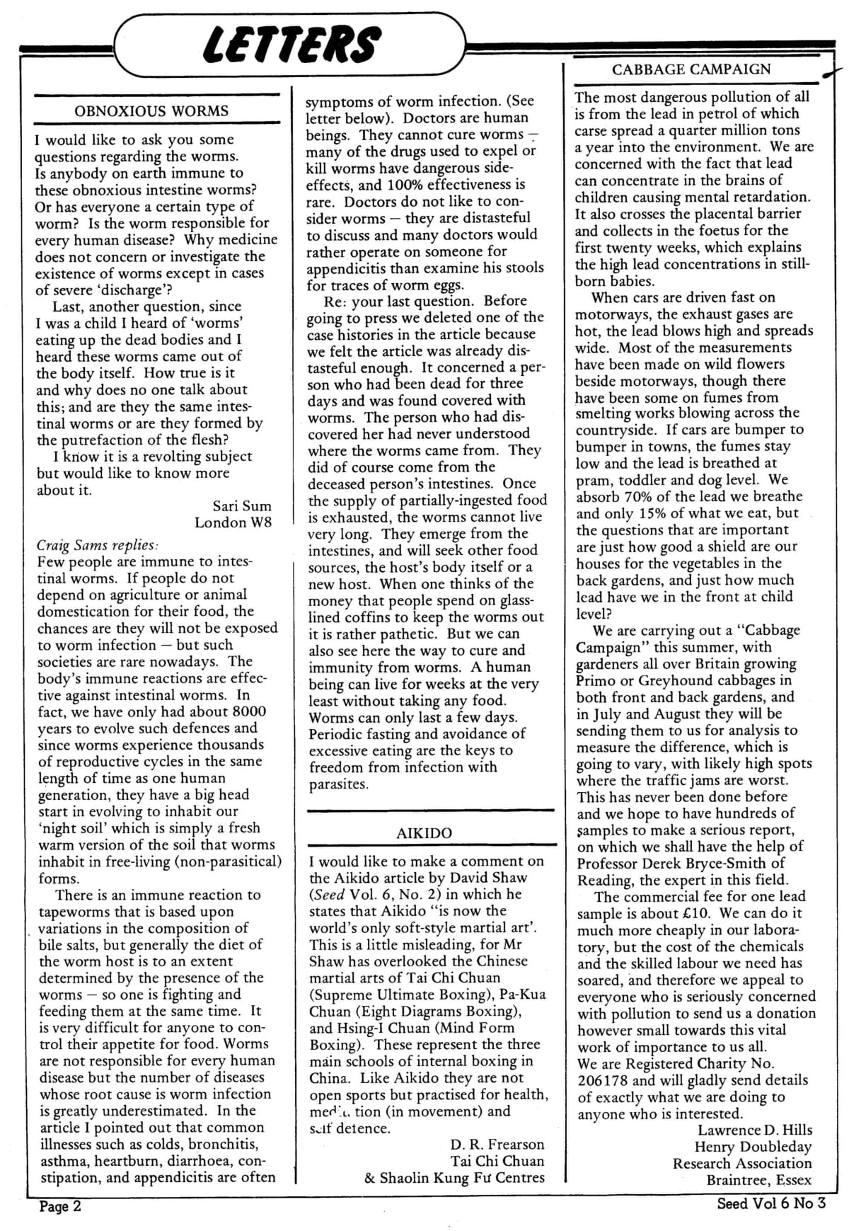 Seed Vol.6 No.3 March 1977 p.2