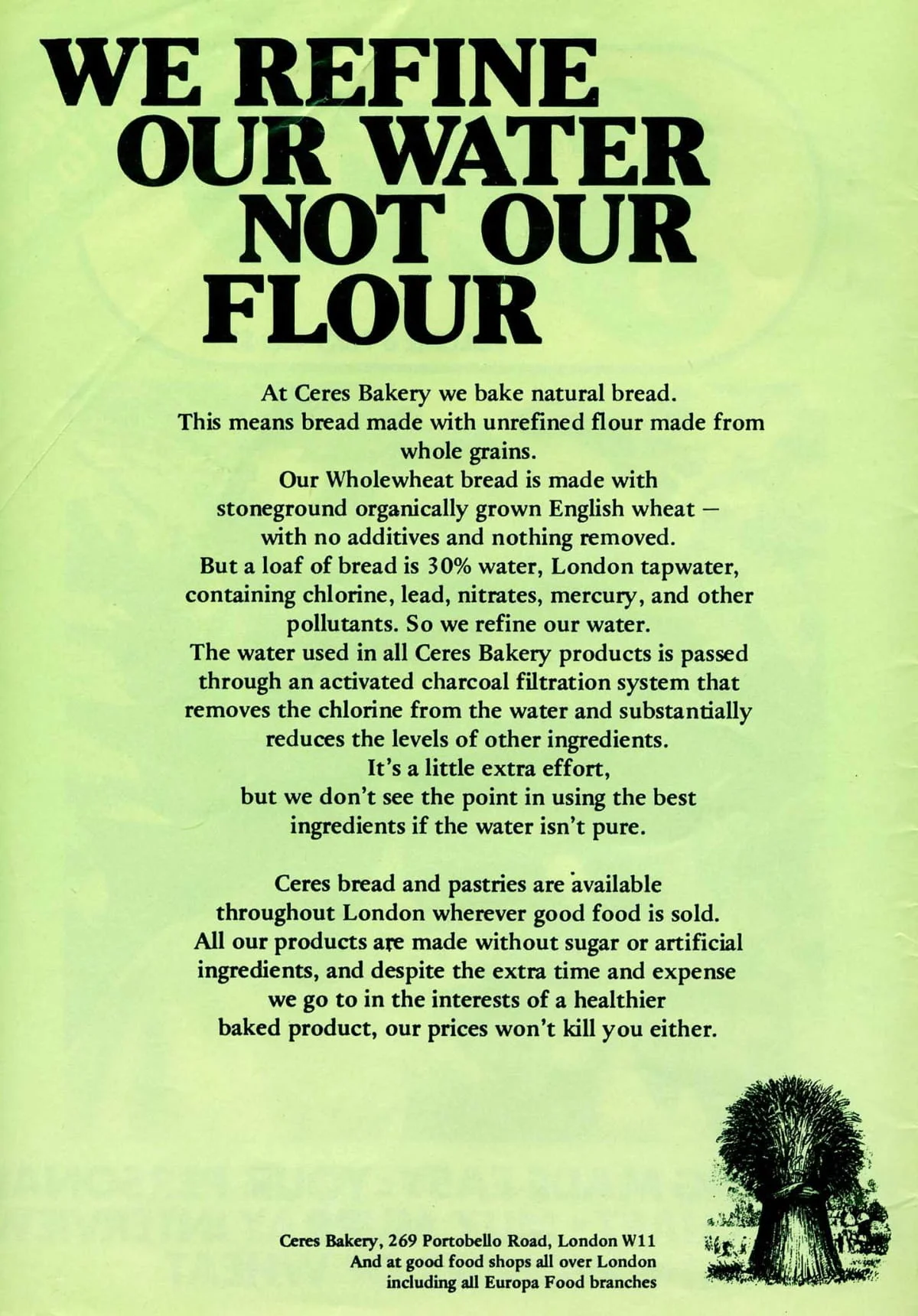Seed Vol.6 No.3 March 1977 Back Cover