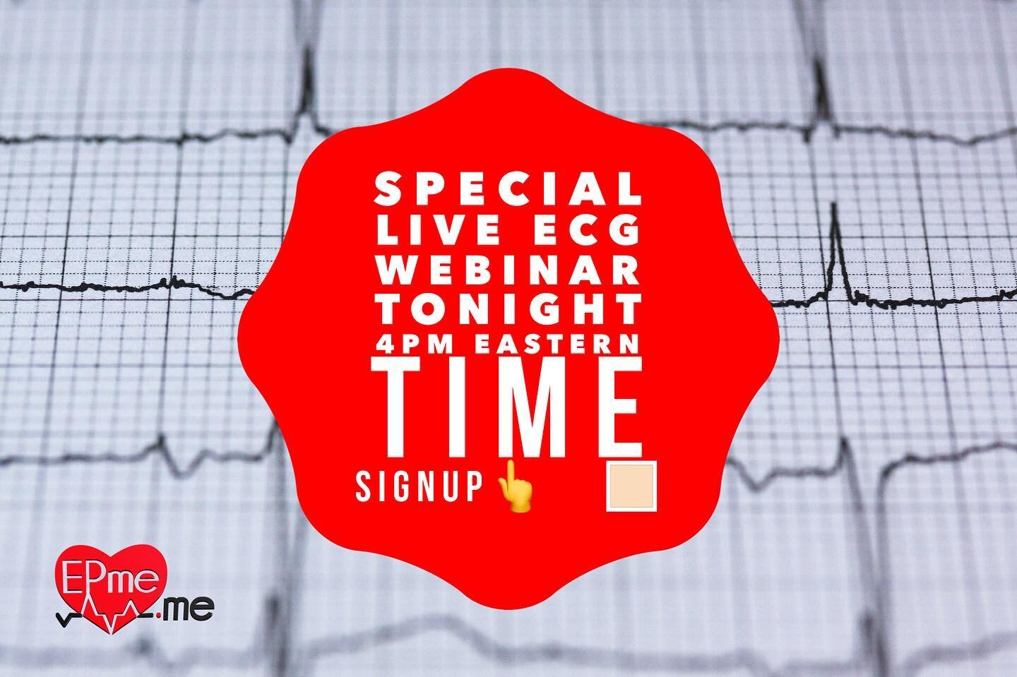 Signup.epme.me
To Join The Special ECG Webinar Tonight!! #pacing #cardiology #cardiologynurse
#electrophysiology #ekg #ecg #heart
#heartrhythm #eps #ep #health
#medstudent #med #medic #medicine
#medical #catheterization #ablation
#cardiacablation #ic
