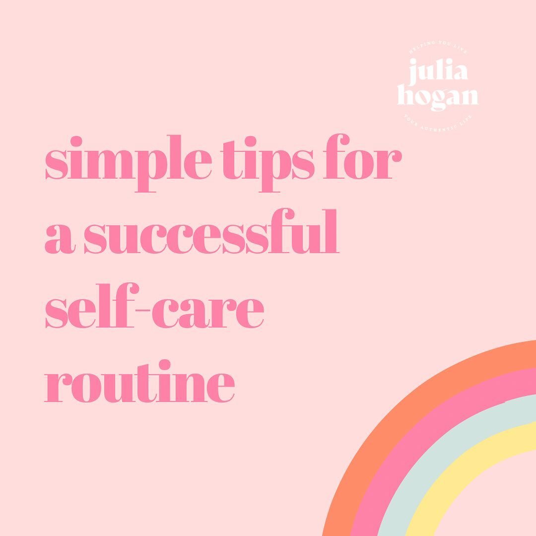 🎉 Happy International Self-Care Day! 🎉

Authentic self-care doesn&rsquo;t have to be complicated. Swipe to see my three tips to starting a simple self-care routine. 

If you want help creating a self-care plan, you can check out my book, It&rsquo;s