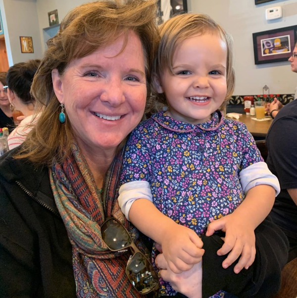 With my grand-niece, Rose