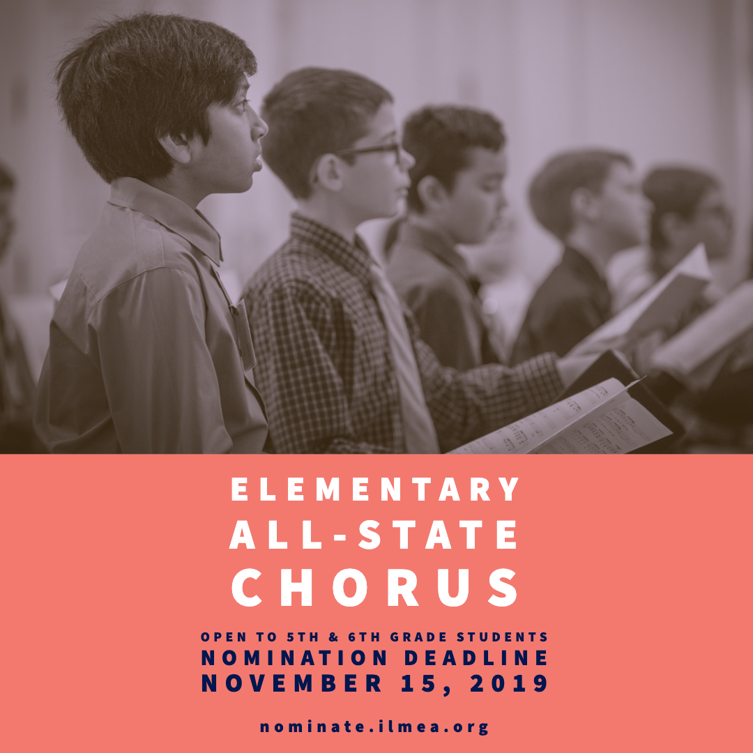 Nominations Open for 2020 Elementary All-State Chorus