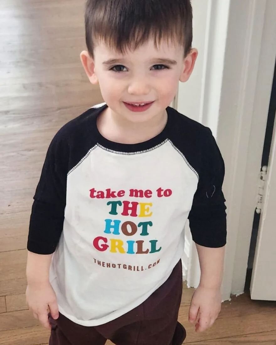 Vincent got himself dressed this morning. 
Do you think he is trying to tell his mom and dad something? 🌭 🥰

#peopleofthehotgrill 
#takemetothehotgrill 

#thehotgrillofficial #thehotgrillclifton #669lexingtonave #CliftonNJ #worldstastiesttexasweine