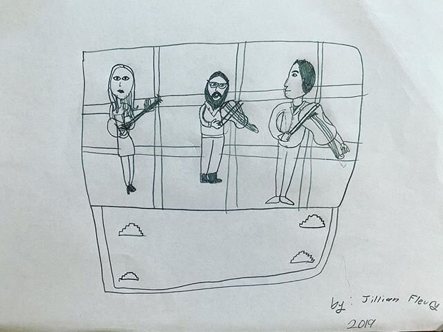 With all this time for organization and sorting through life we found this sweet drawing of us from Jillian Fleury. Thanks Jillian! 🧡🧡🧡