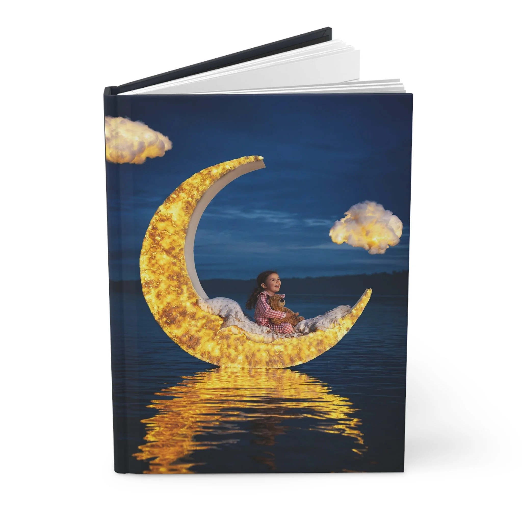 Over the Moon Hardcover Journal