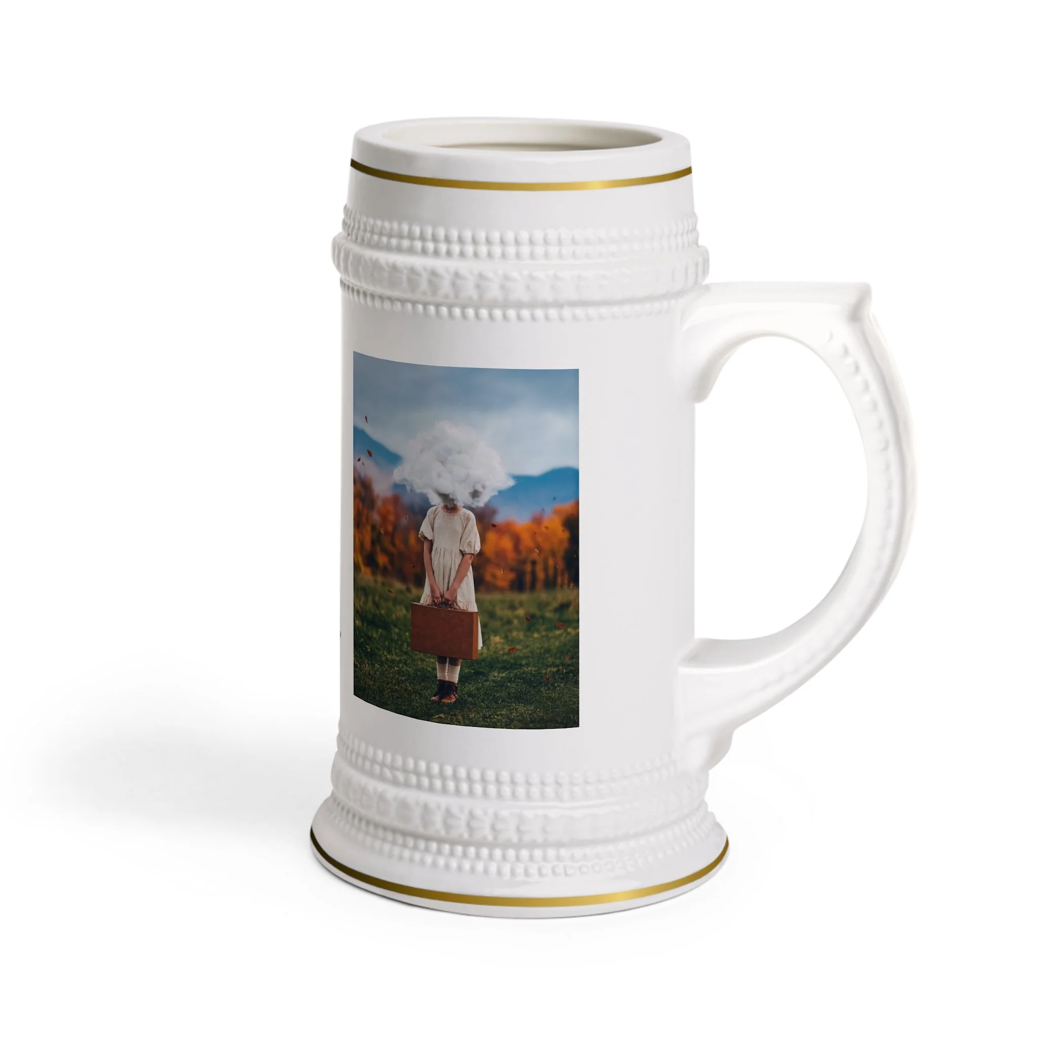 Head in the Clouds Beer Stein Mug