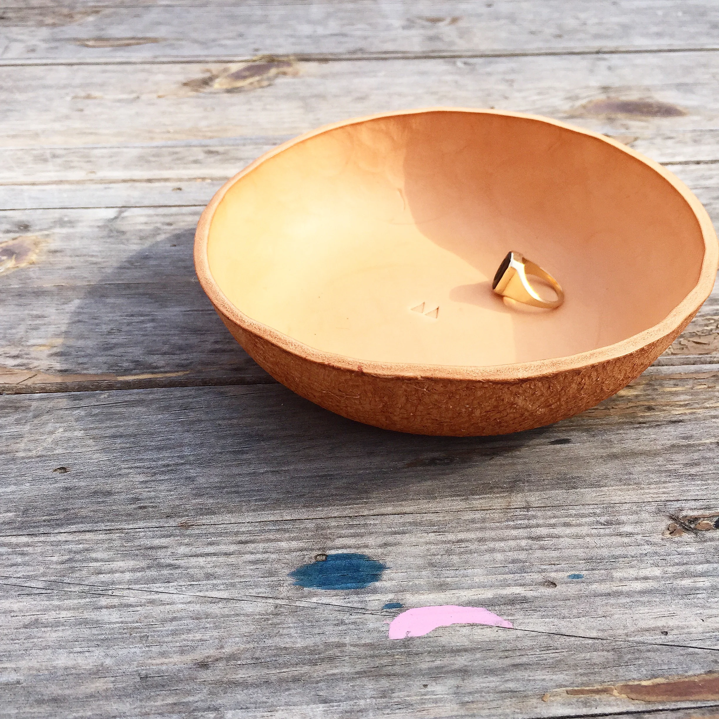 Number 16 Leather Bowl