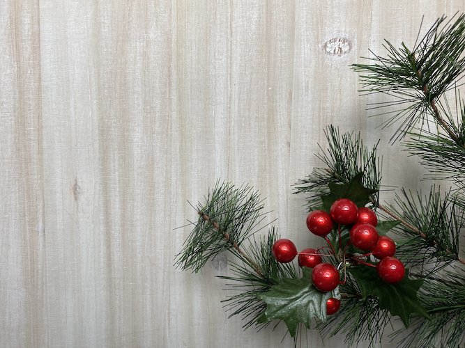 Stock Photo Winter Pine Holly Tabletop Background.jpeg