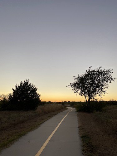 Stock Photo Pecan Valley Park Trail Sunset.jpg