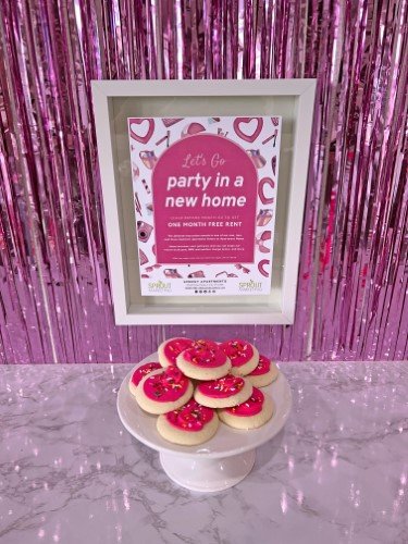Stock Photo Pink Party Cookies Outreach Flyer.jpg