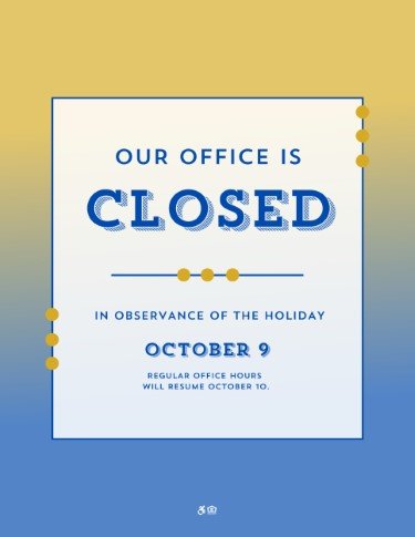 CA2861-Columbus Day Closure.jpg