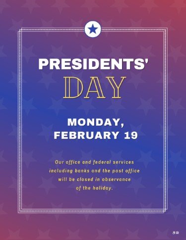 CA2373-Presidents Day Red Blue Notice.jpg