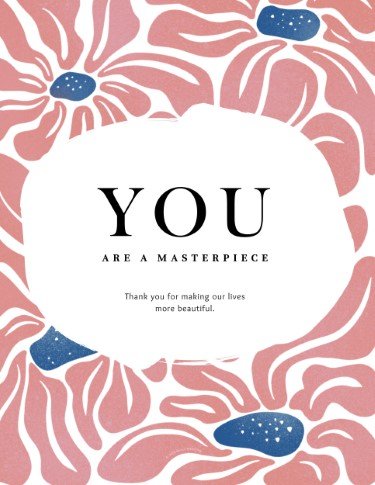CA3666-Modern Spring You're A Masterpiece.jpg