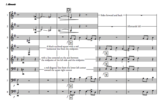 Excerpt from "Allemande," from Caroline Shaw's Partita for 8 Voices