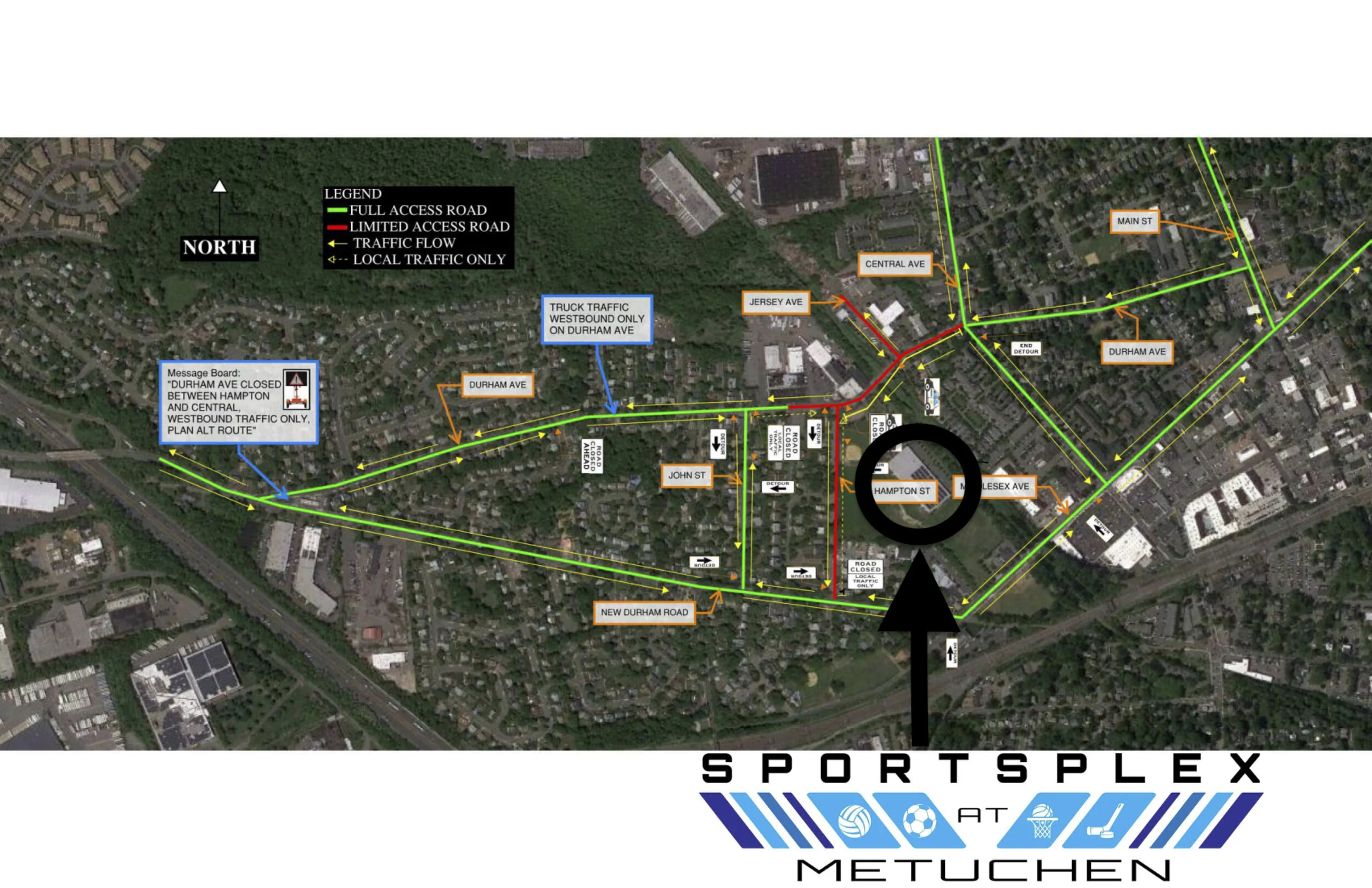 Effective September 23rd, 2019: Middlesex Water Company will be doing construction in the Metuchen area. The construction requires road closures and traffic detours will be made on Durham Avenue, which is the street we are located on. Above is a map to help everyone find us during these estimated 6 weeks of construction. An informative video is below, provided by the Metuchen Media, to explain the work that will be completed. Metuchen Media Informational Video: https://www.youtube.com/watch?v=mI9jEVfdQw0 "