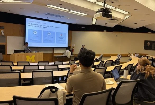 AI in Consulting Workshop with alums Mitch Kelly and Vin Gokhale