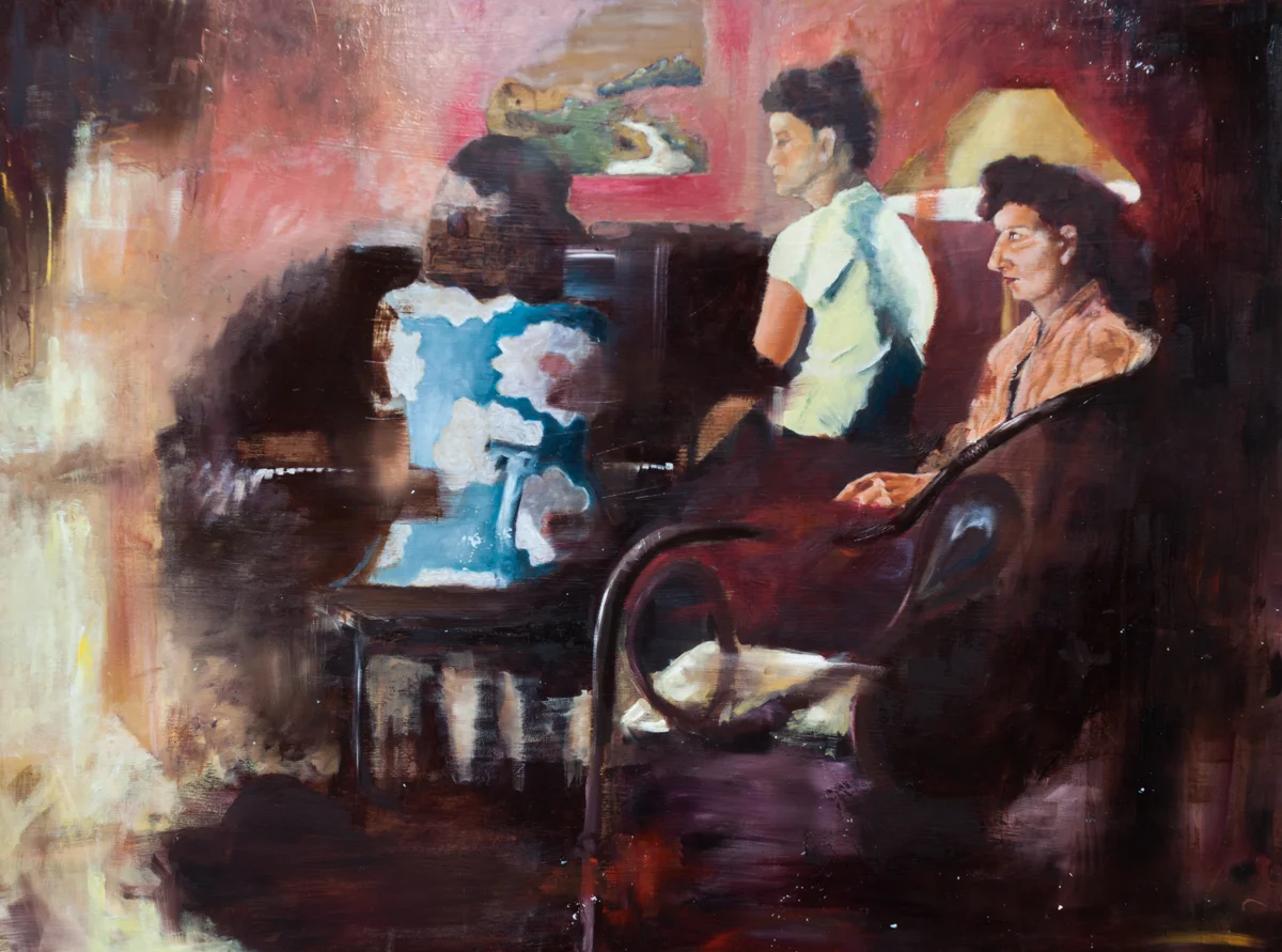 What She Saw, 2017, 36"x48" (Copy)