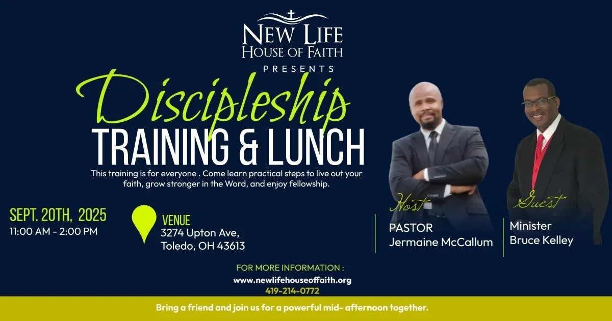 Discipleship Training & Lunch