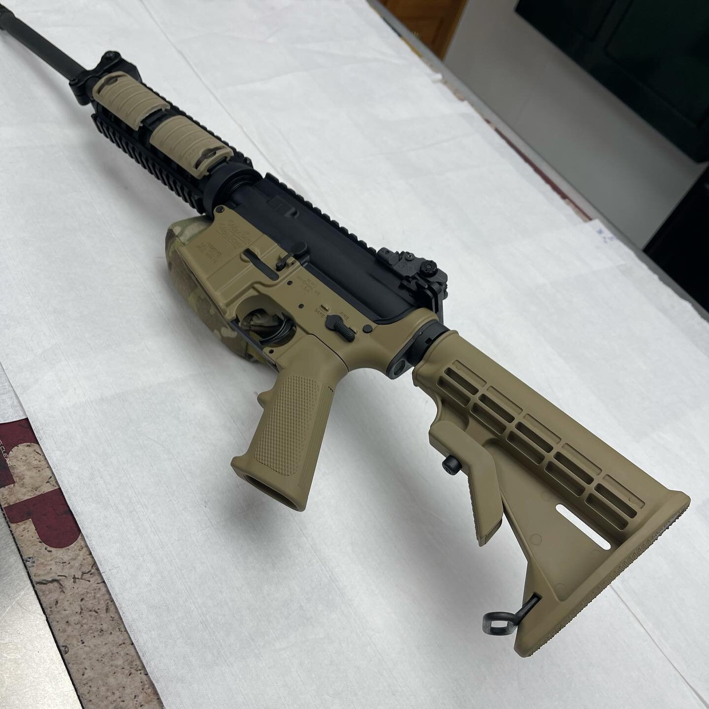 A little Coyote Tan for a customer that has been patient for a couple months, thanks. 
.
.
#coyotetan #cerakote #windhamweaponry #cerakotecertified #doitright #beaboutit #marylandcerakote