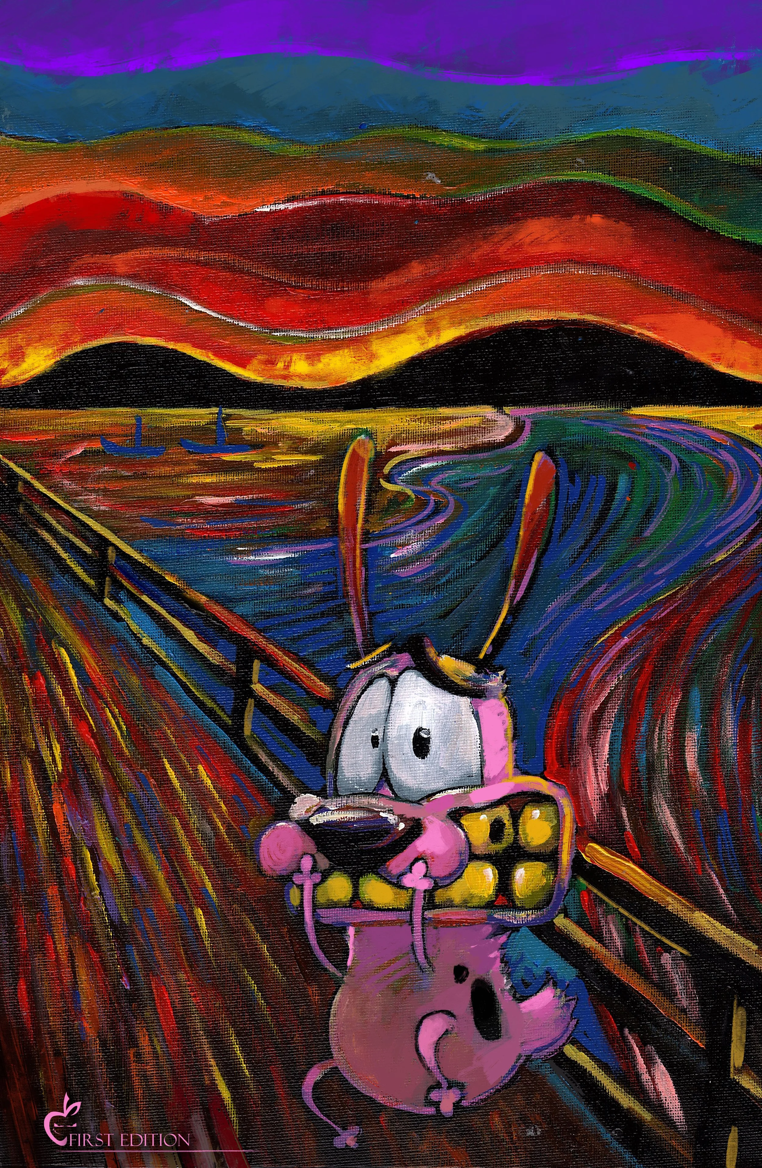 First Edition Courage Scream 11" x 17"