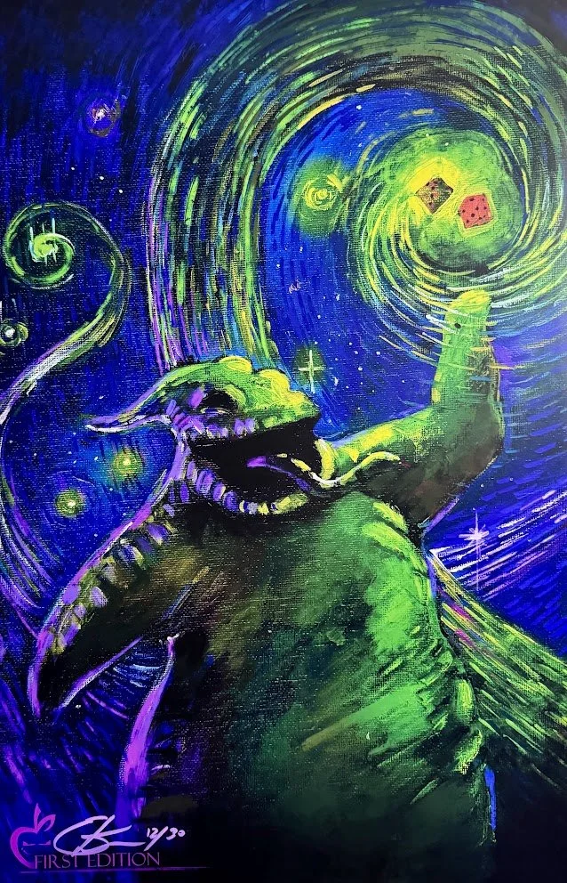 First Edition Starry Night Oogie Boogie 11" x 17"