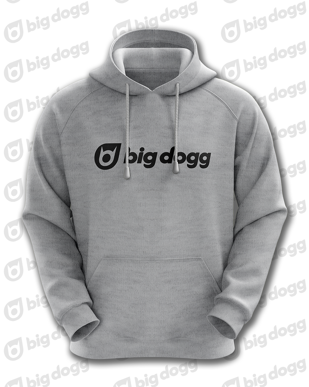 Grey/Black Logo Hoodie