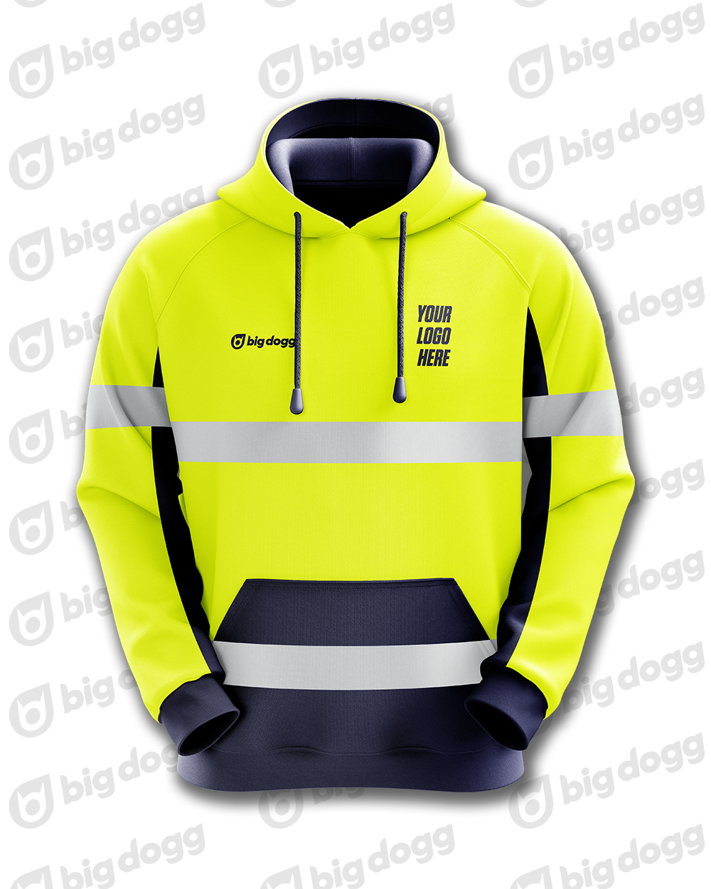 WORKWEAR HI VIS HOODIE
