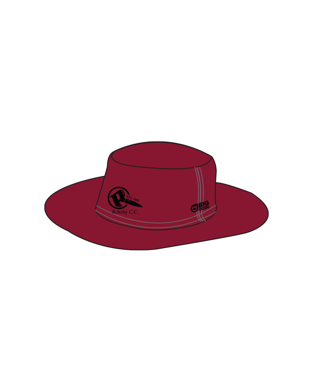 RokebyCC - Widebrim Hat