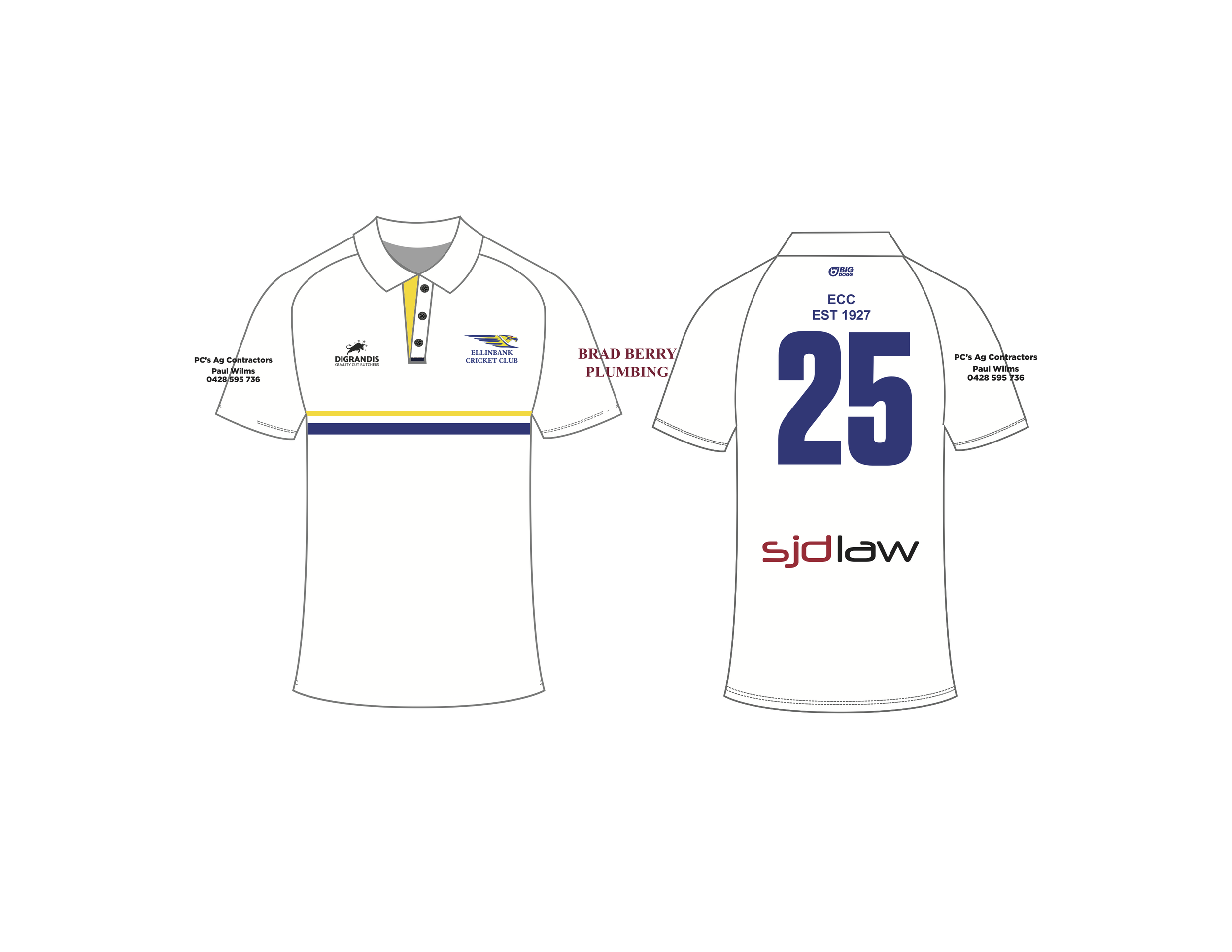 ECC Two Day Playing Shirt
