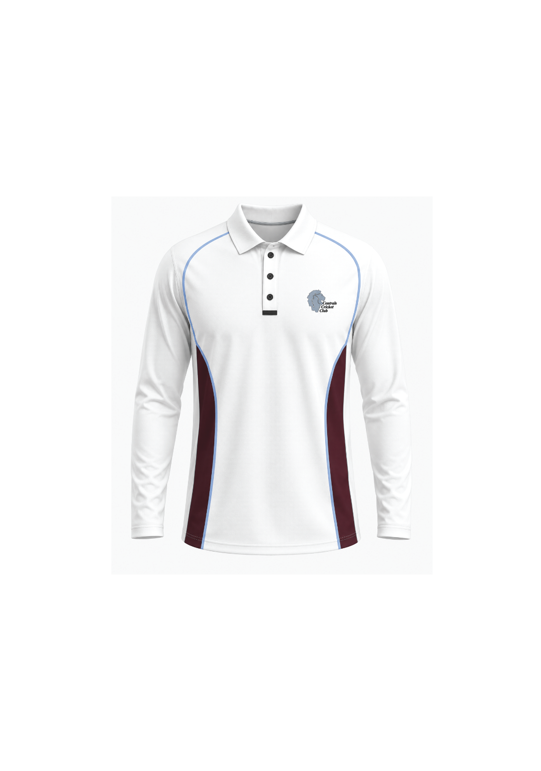 Centrals CC - Two Day Cricket Polo - Long Sleeve