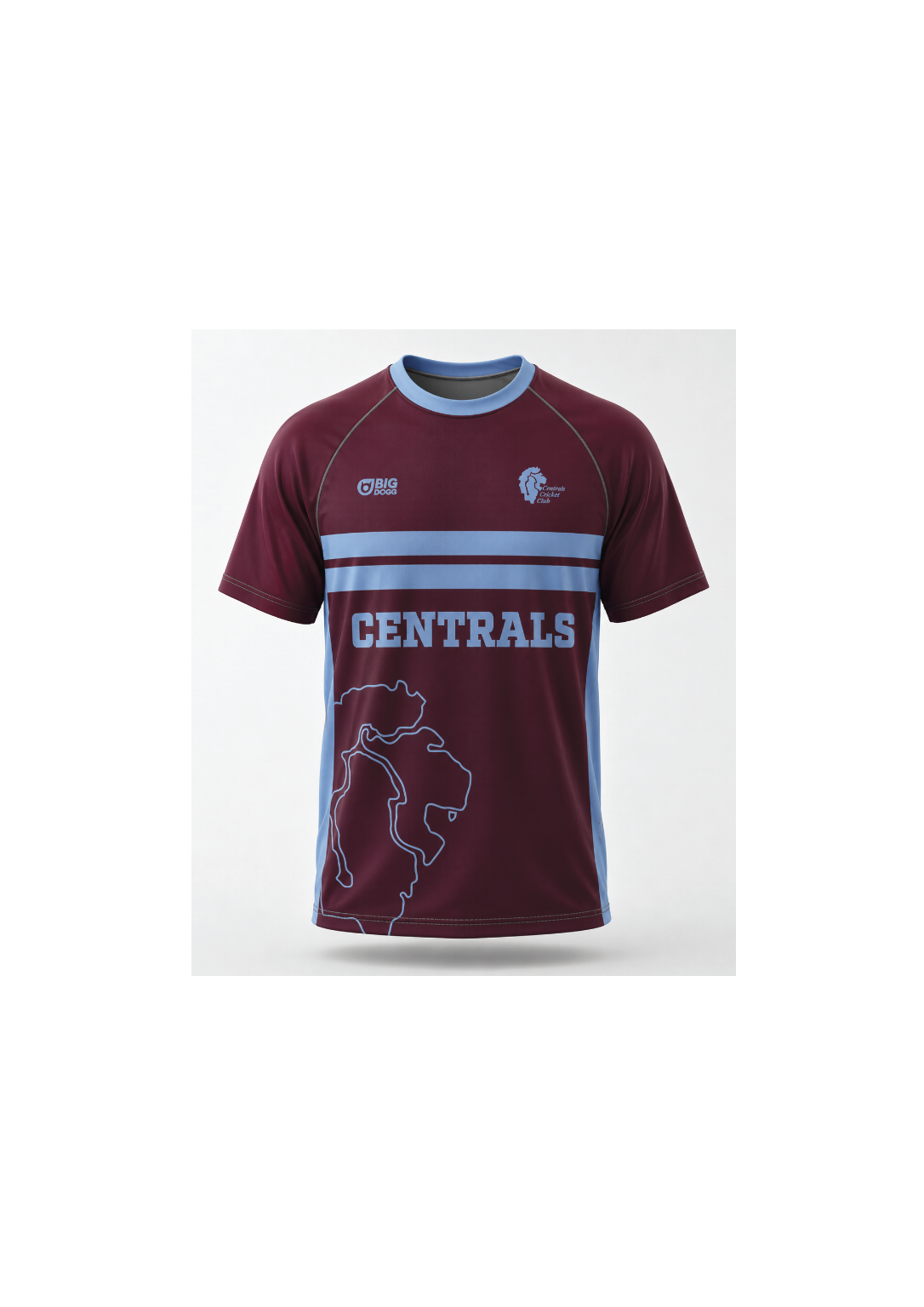 Centrals CC - JUNIOR Training Shirt (Maroon)