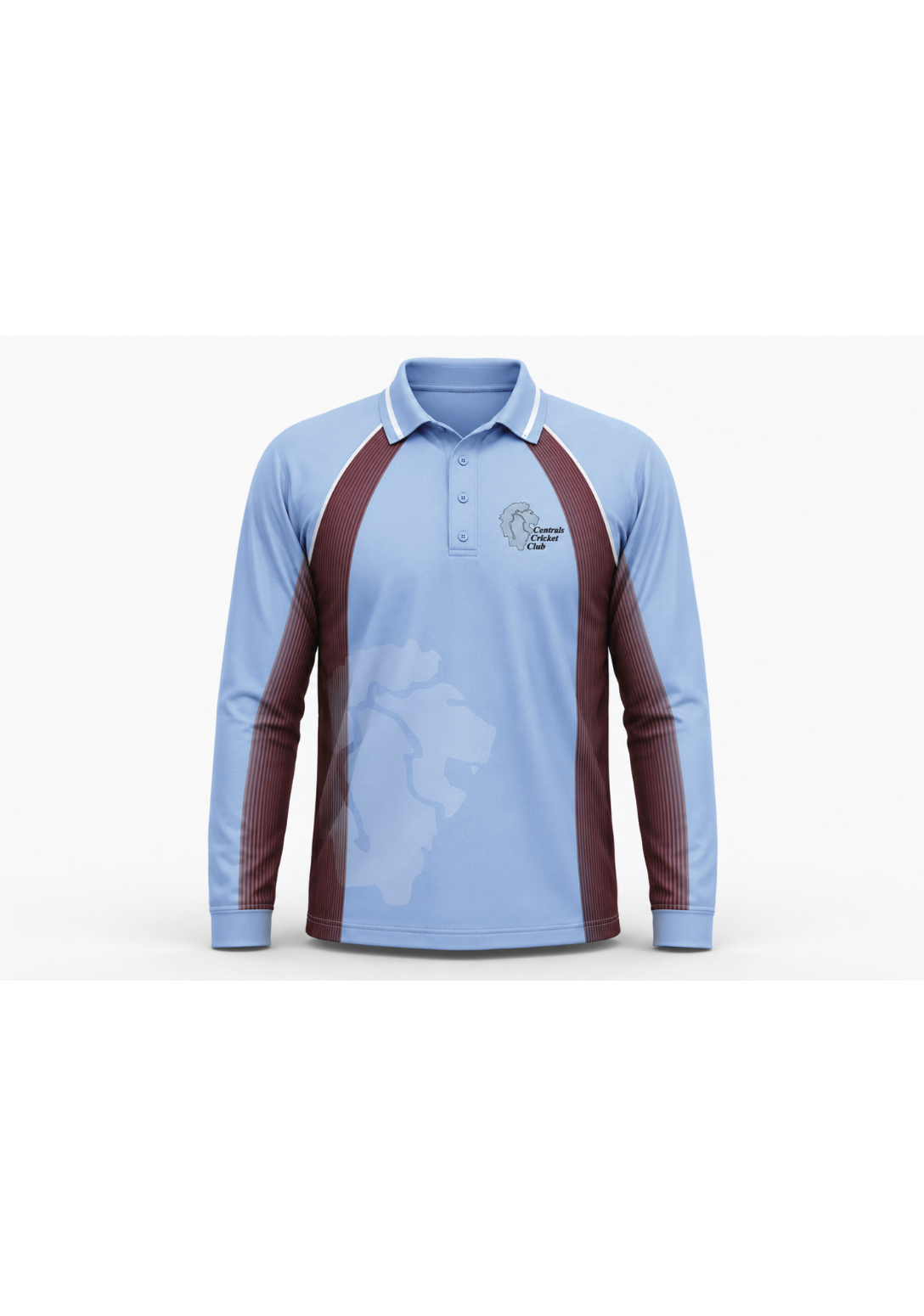 Centrals CC - One Day Cricket Polo - Long Sleeve