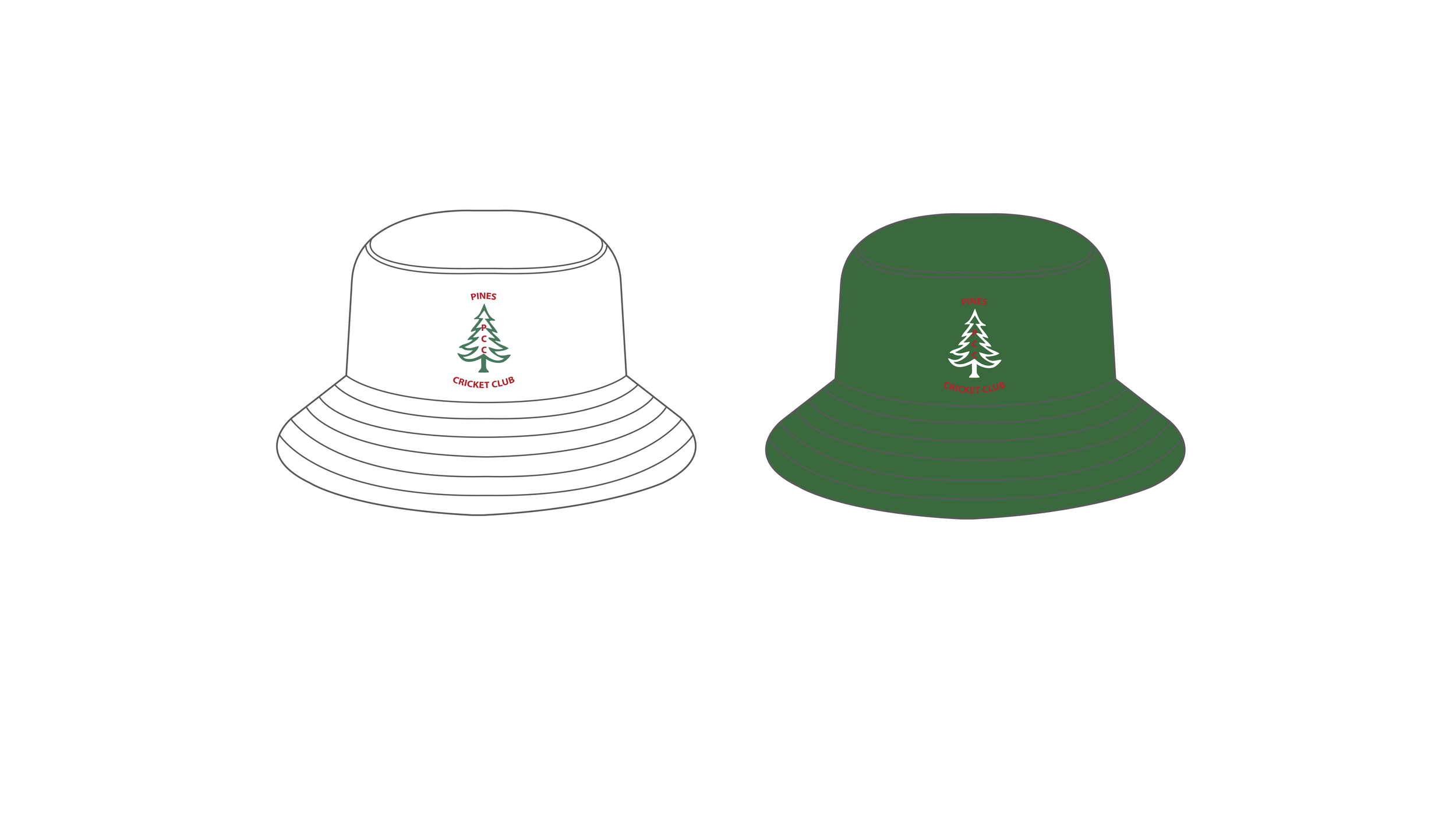 The Pines CC - Reversible Bucket Hat