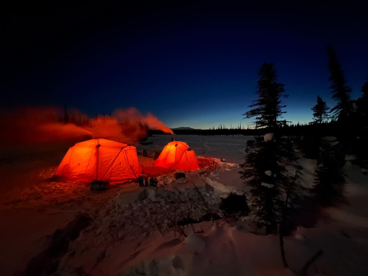 Winter camping in the Arctic. From a film shoot a couple of years ago. #winter #arctic #snow #frozentundra #alaska