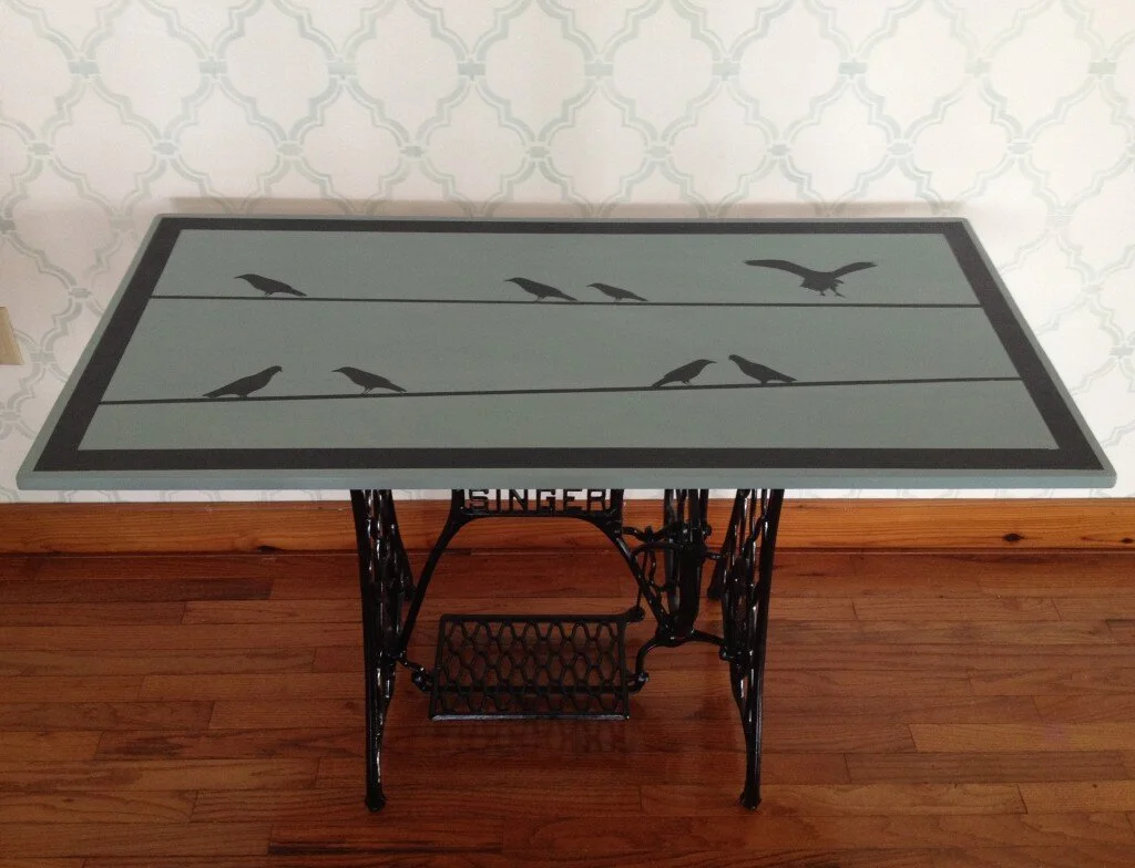 Upcycled: Treadle Table