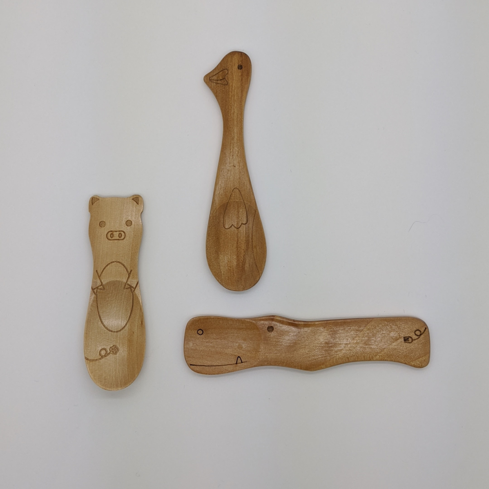 Wooden Baby Spoon