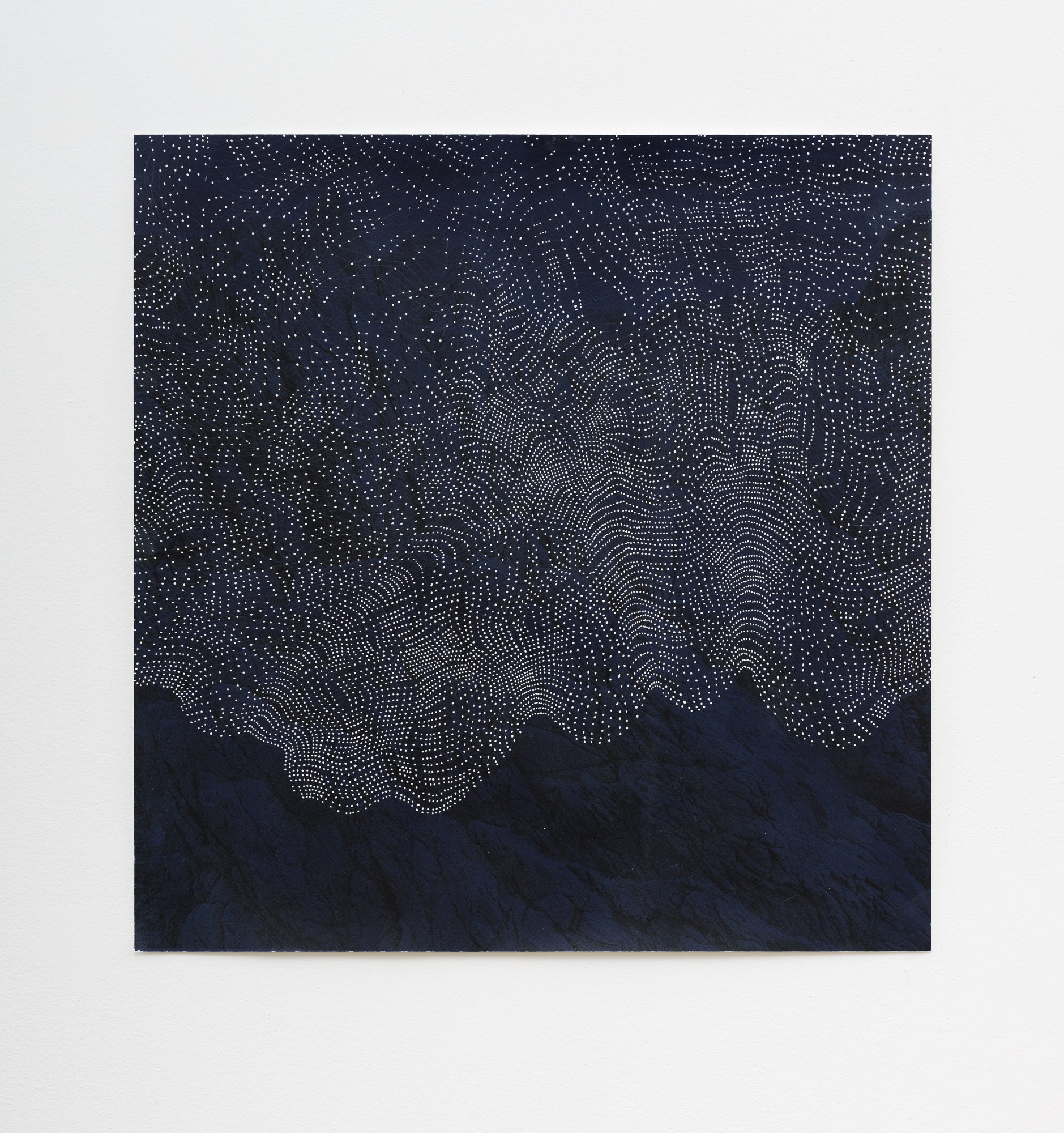 casting, 2025 inkjet print, watercolor, ink, paper 20.5”x20.5”