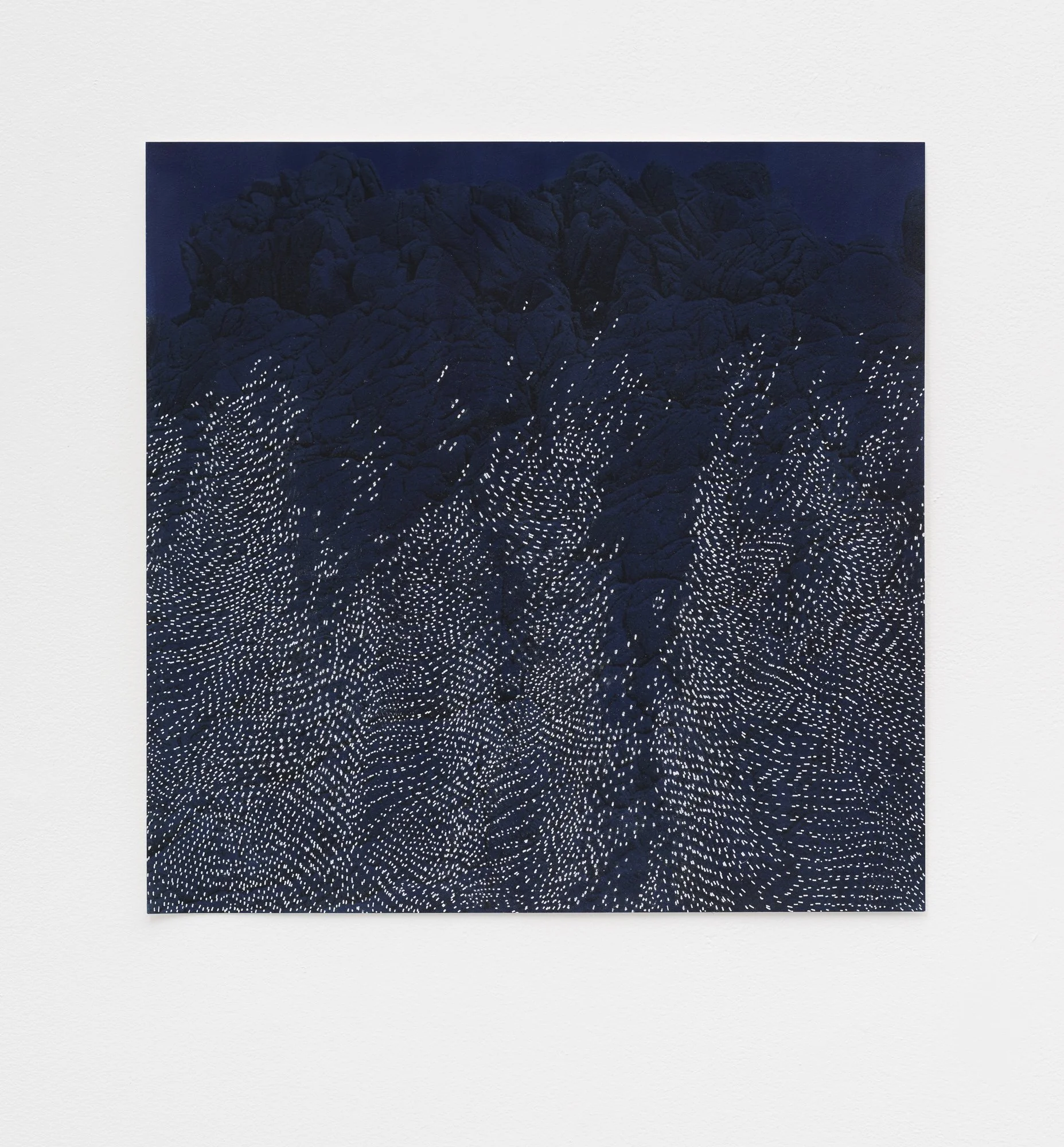 Night Sweats 9, 2026 watercolor, ink, inkjet print, paper 20.75” x 20.75”