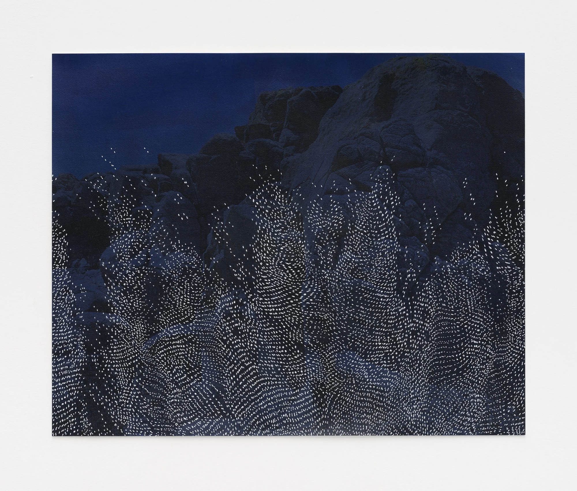 Night Sweats 10, 2026 watercolor, ink, inkjet print, paper 21.75” x 27”
