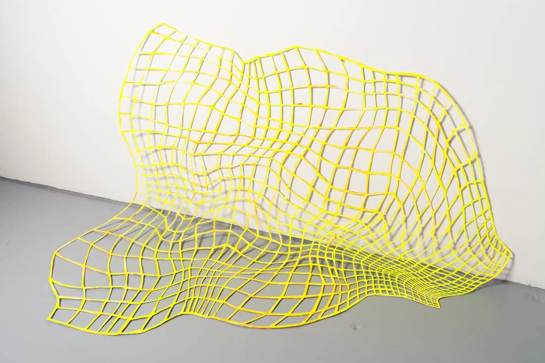 Blanket , 2014 acrylic, paper 45” x 91” z 47”
