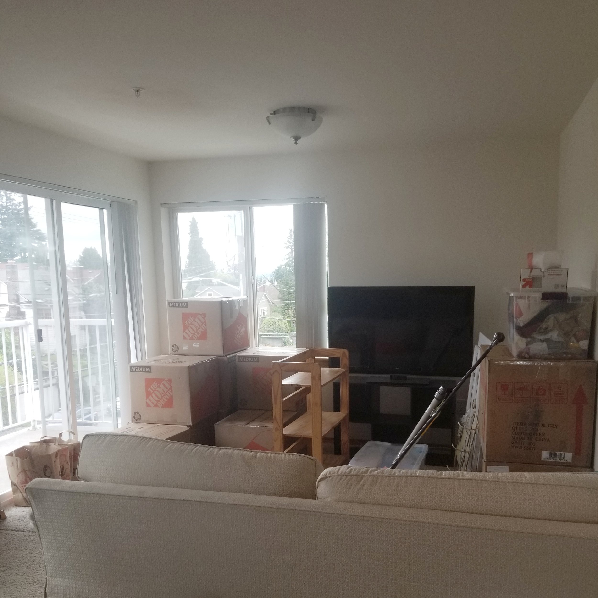 Moving is so glamorous!
