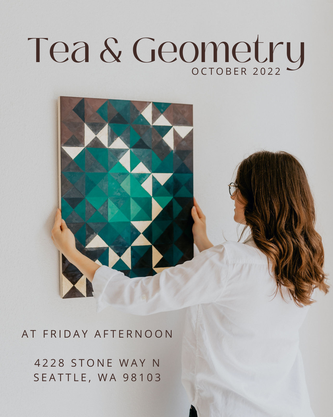 Tea &amp; Geometry at Friday Afternoon tea house