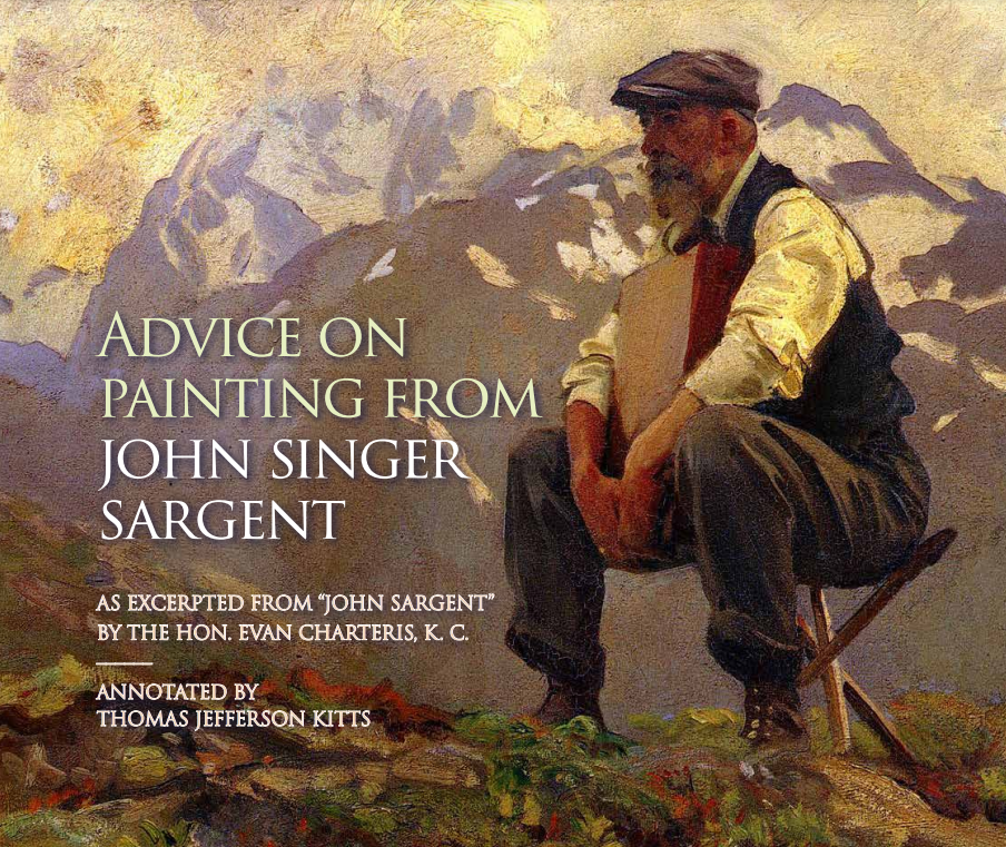 Art Book Club: Advice On Painting From John Singer Sargent by Thomas Kitts