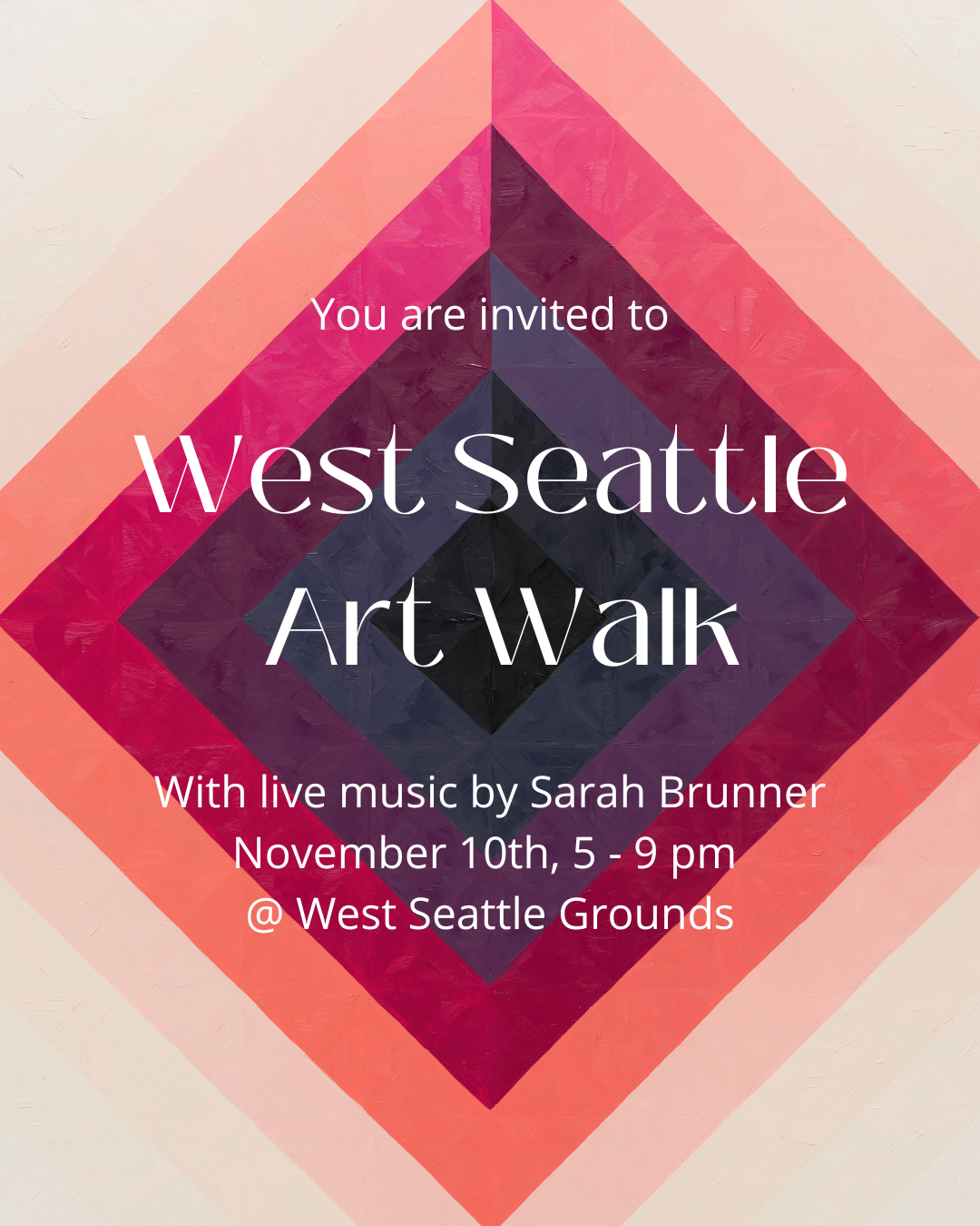 Golden Threads at West Seattle Grounds + November 10th Art Walk