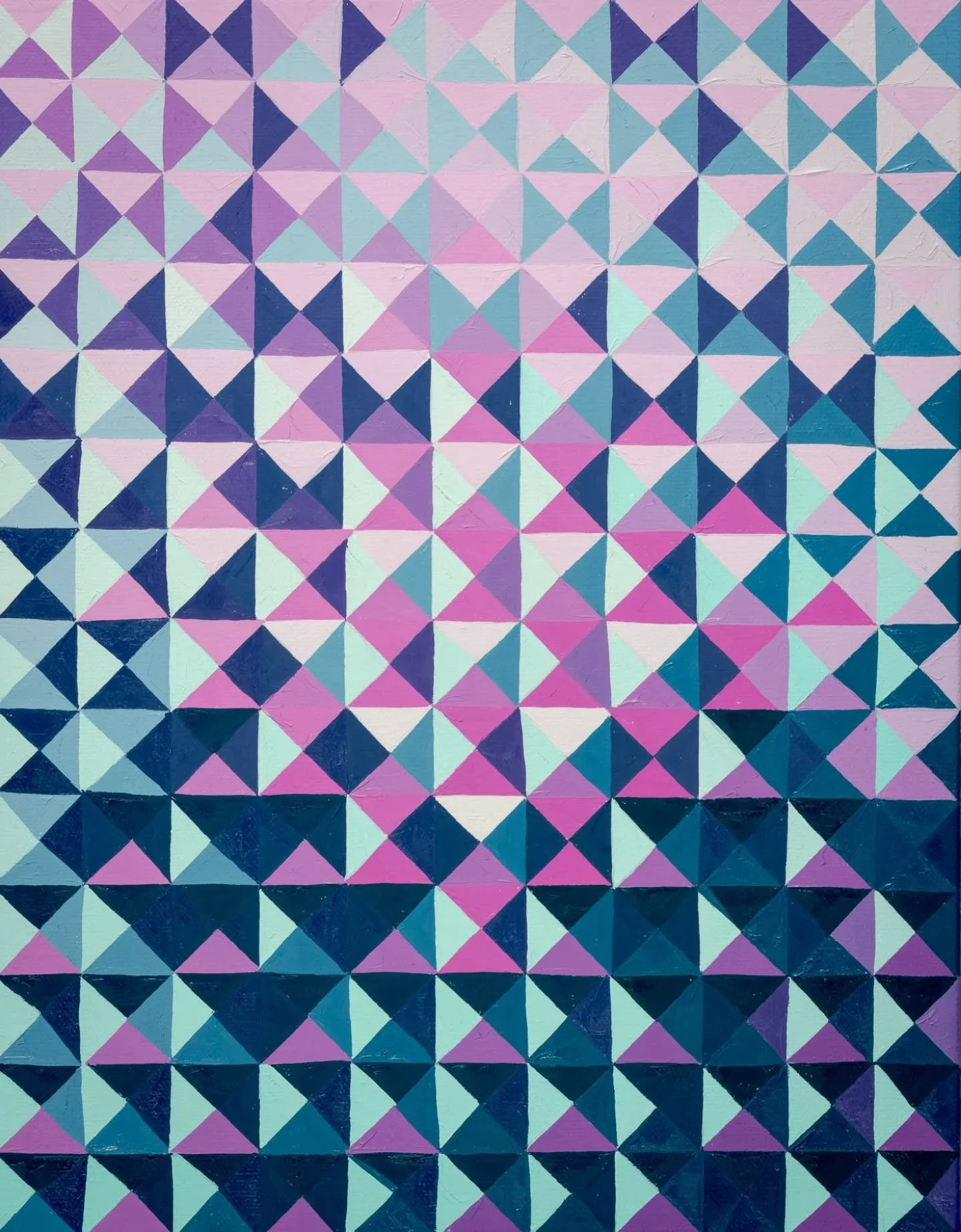 This summer was spent on sketching and experimenting ✨ I'm a little over halfway done with my tarot deck designs and in between the color pencil work, I've worked on this 12x16 Shimmer painting! 

This piece is a study on pink and green. And I know, 